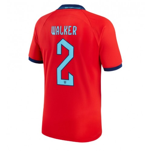 England Kyle Walker #2 Replica Away Shirt World Cup 2022 Short Sleeve